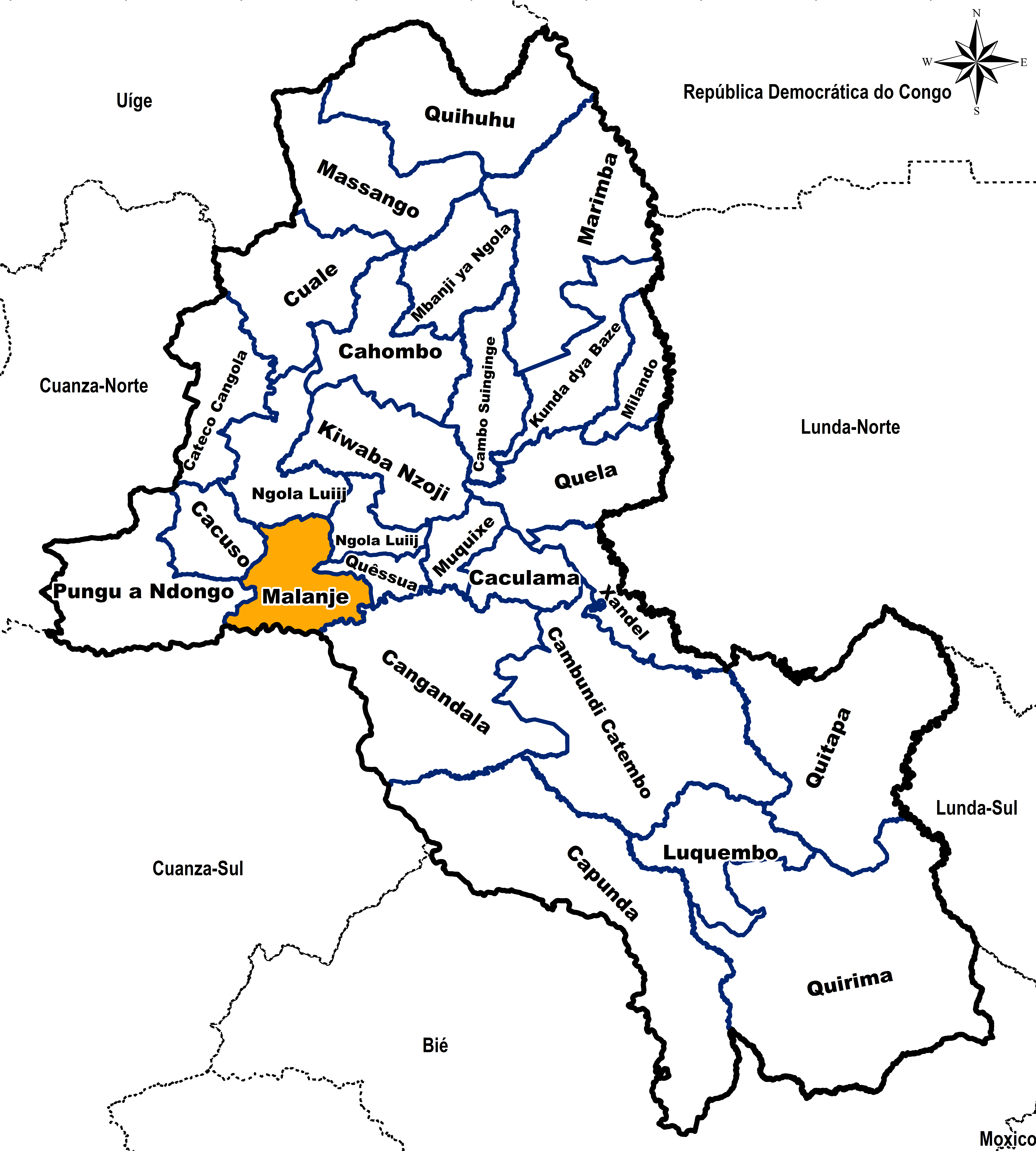 Mapa da Província
