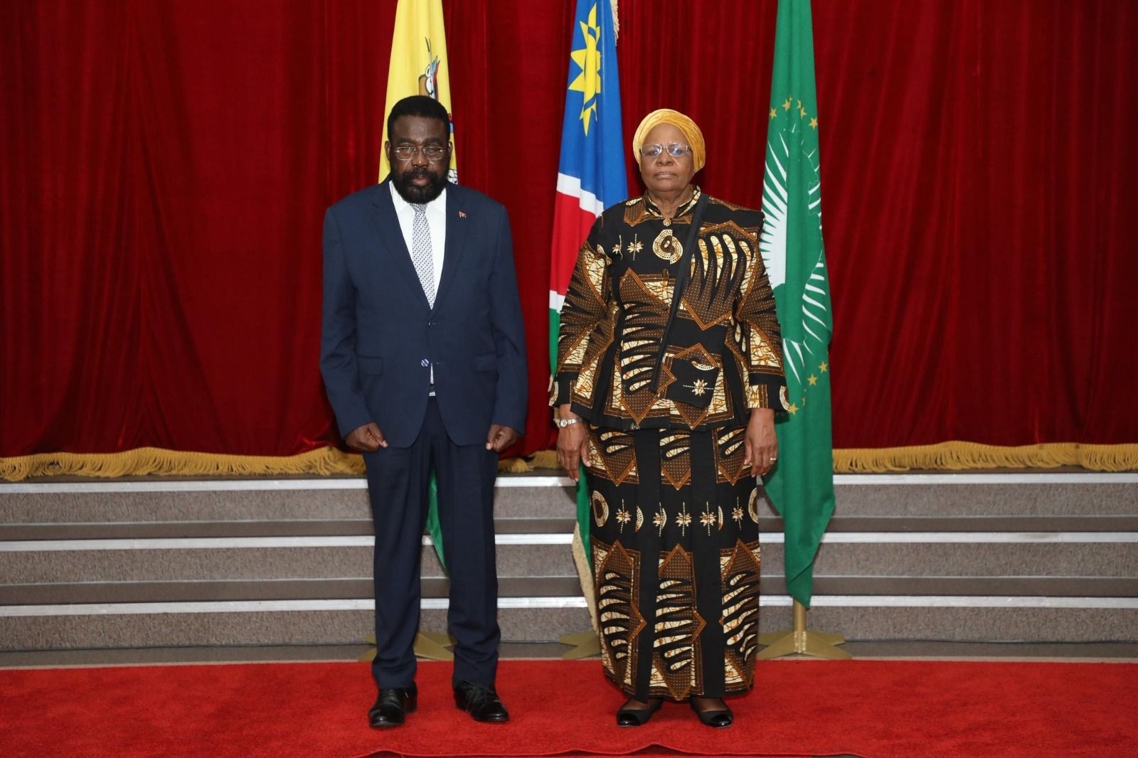 Pedro Mutindi apresenta credenciais como novo Embaixador de Angola na Namíbia