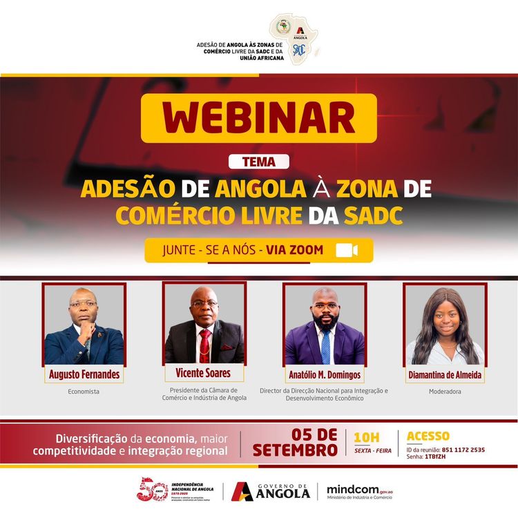 ADESÃO DE ANGOLA À ZONA DE COMÉRCIO LIVRE DA SADC
